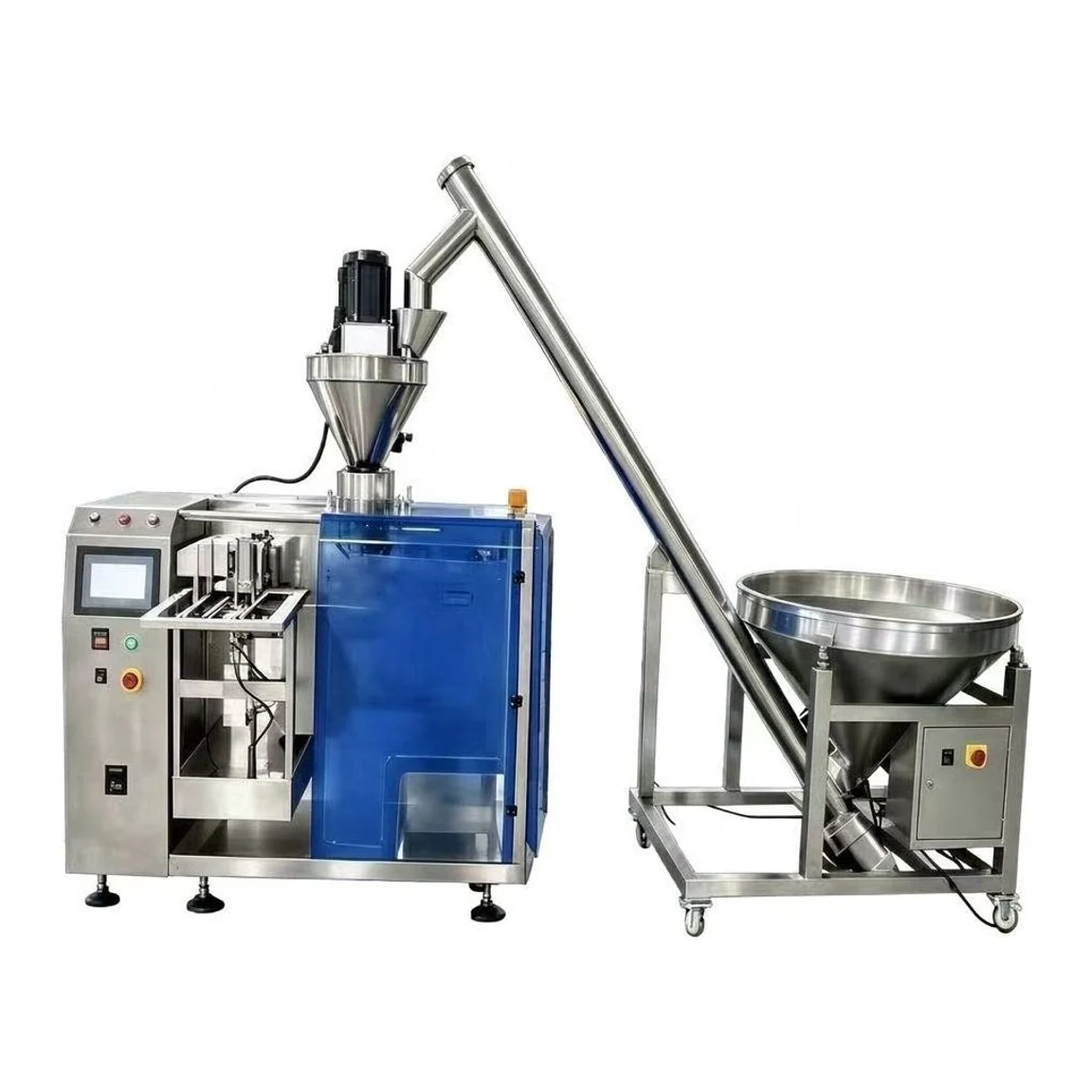 Auger-Fed Premade Pouch Powder Machine