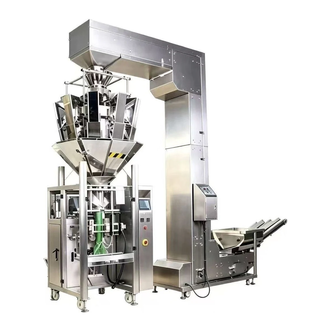 Bucket-Fed Multihead Packing Line
