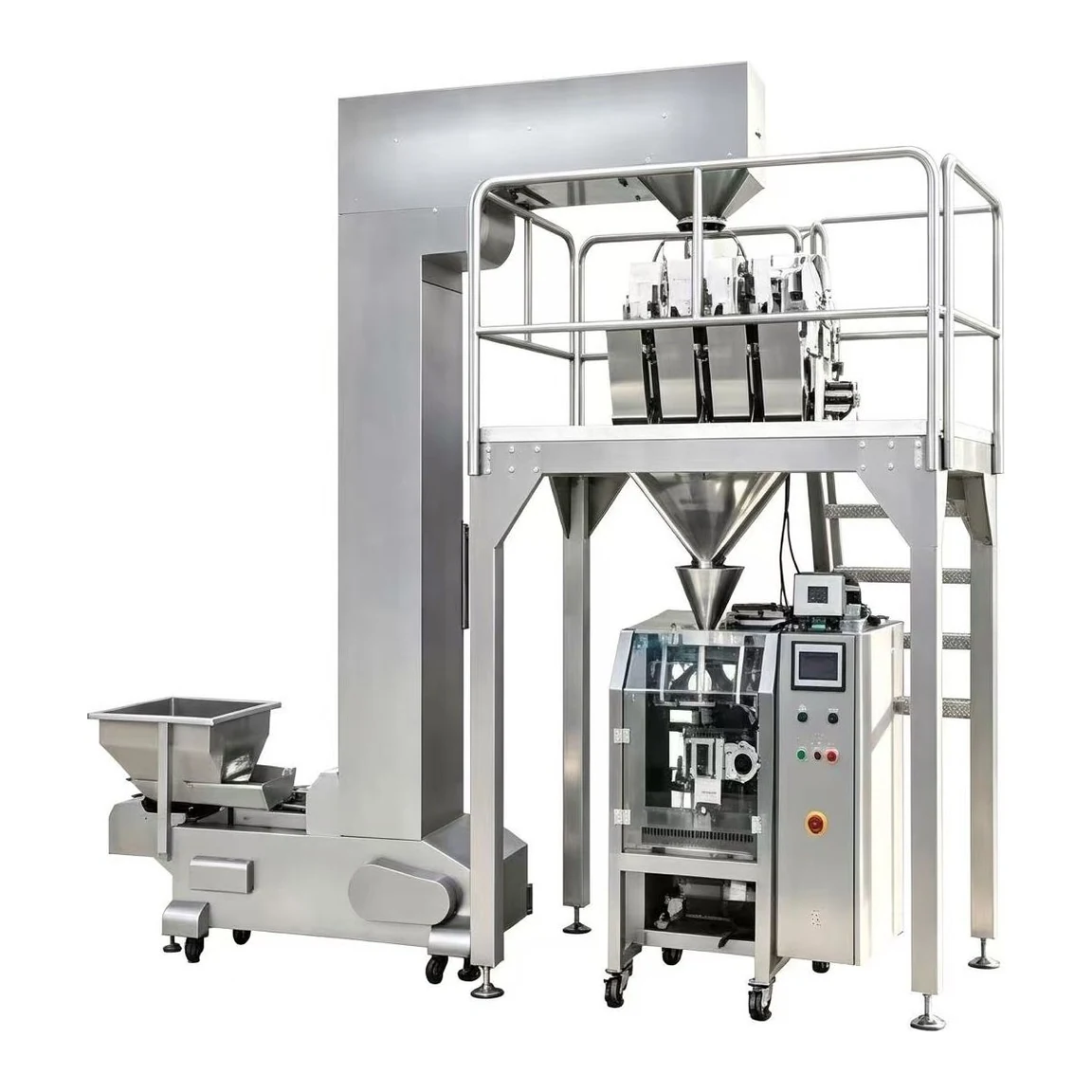 Platform-Mounted Multihead Packing Line